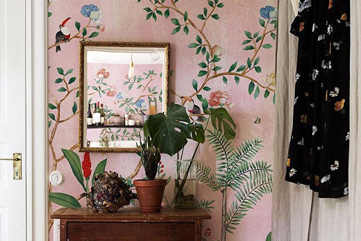 Pink Wallpaper Home Decor