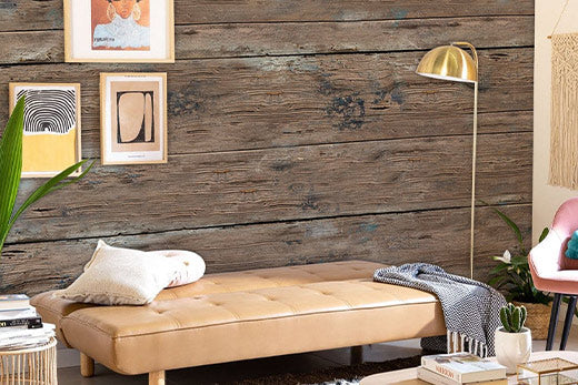vinatge wood wallpaper mural