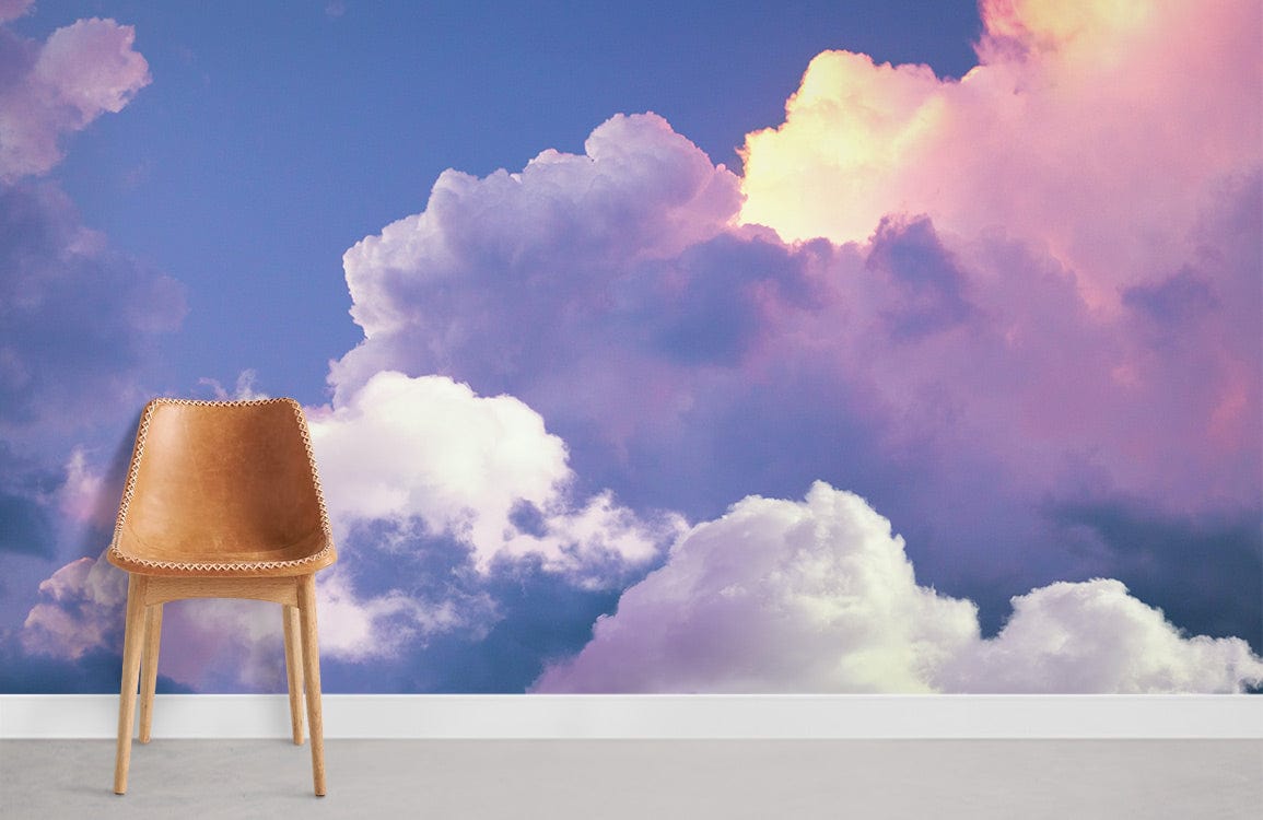 Dreamy Clouds ll Wallpaper Mural Room