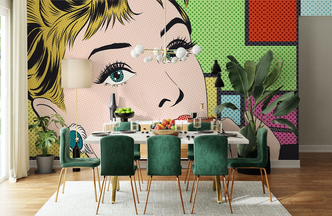 Elegant Hepburn Wall Mural for Decor | Wall Mural Design