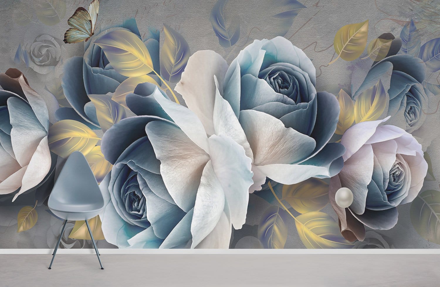 flower wall painting