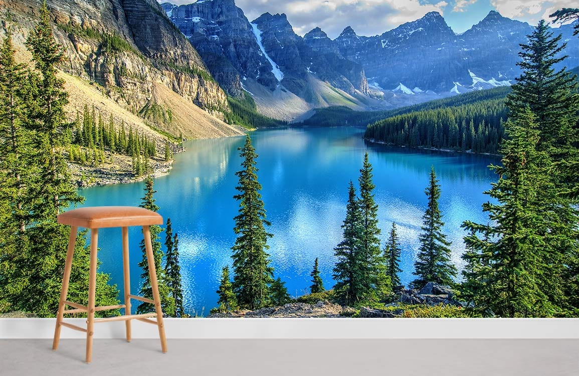 Lake & Mountain Natural Landscape Wall Mural