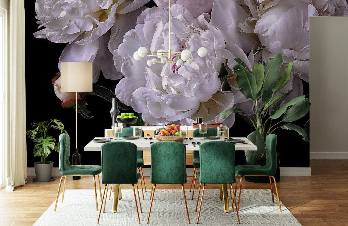 Peony Beauty Wallpaper Mural For Home Interior Design