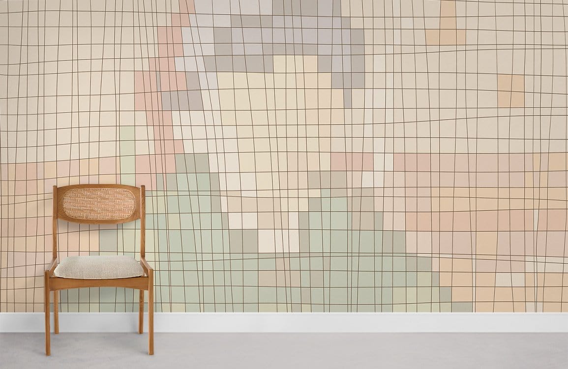 Tile Marble Pattern Wallpaper Mural Living Room