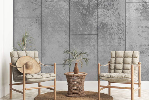 Create an Industrial and Dramatic Vibe With A Brick Wallpaper Mural Design