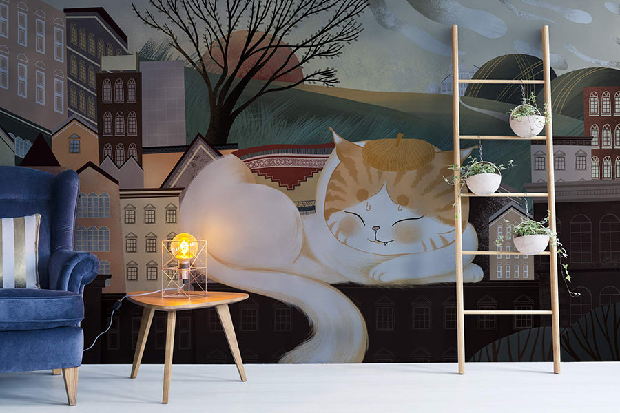 2022 Cat Wallpaper Ideas for Interior Design & Home Decors