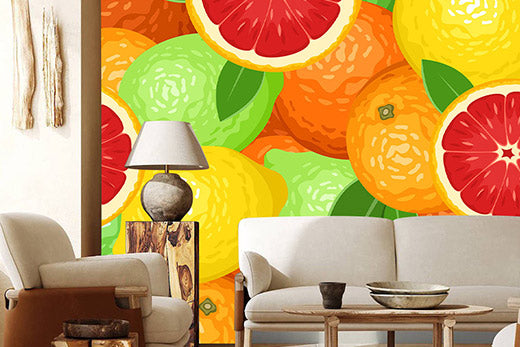 Best-Looking Lemon Wallpaper Murals You Can Get For Your Home