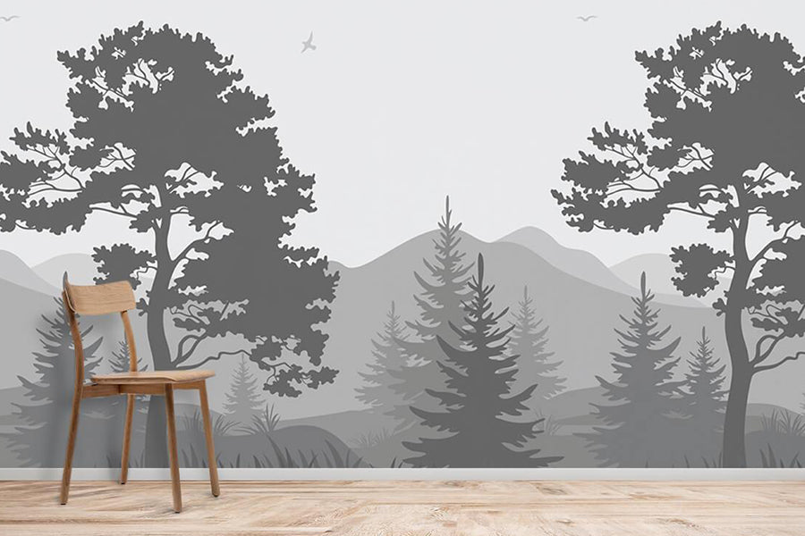 Grey Forest Wallpaper