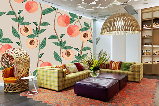 Vibrant Peach Fruit Wallpapers For Home Interiors – A Guide!