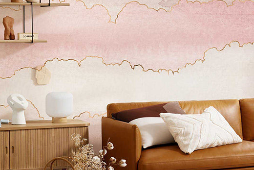 8 Pink Aesthetic Wallpaper Ideas for A Feminine Living Room Design