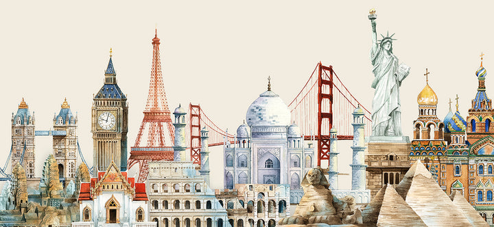 Landmarks Cityscapes Wallpaper Murals for Walls