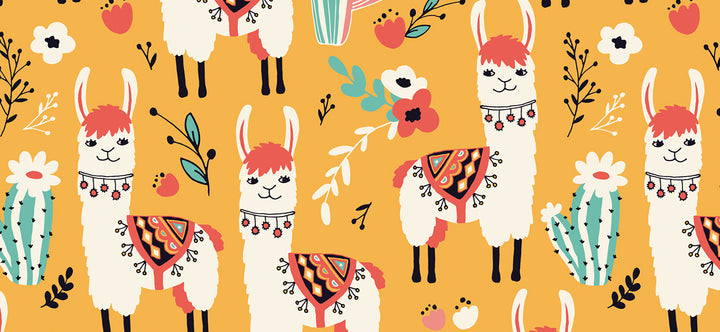 Alpaca Wallpaper Murals for Children