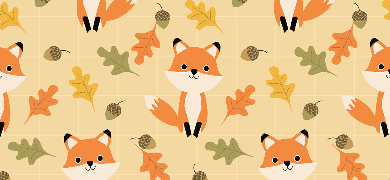 fox mural wallpaper