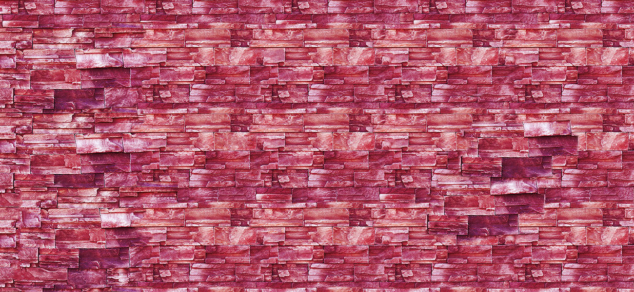 Red Pattern Wallpaper Mural