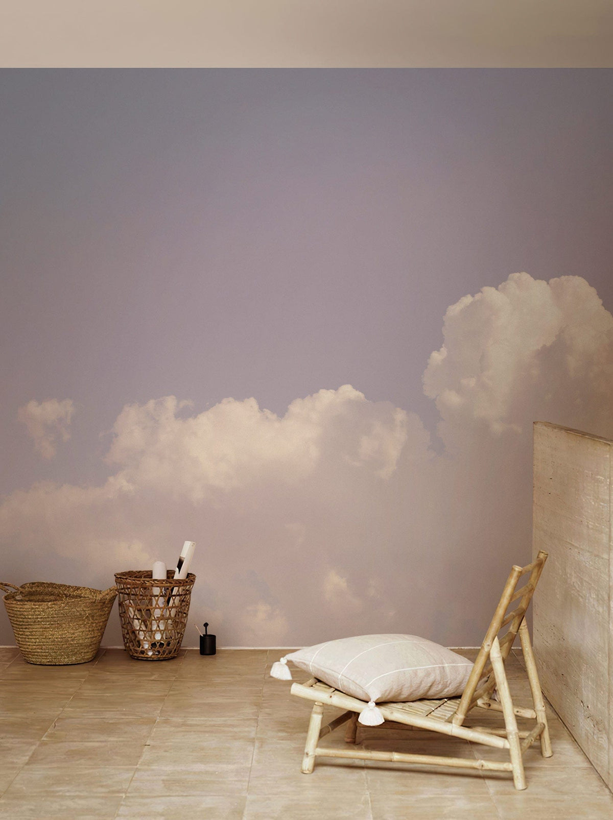 Cotton Candy Sky Mural Wallpaper