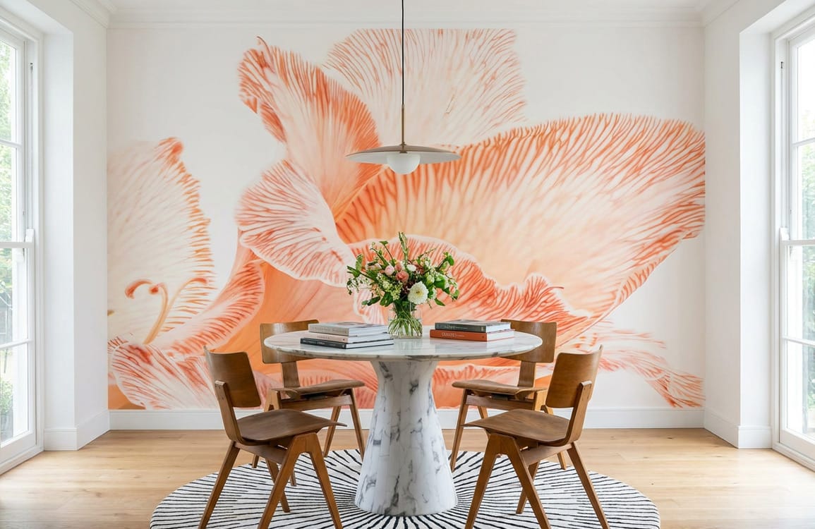 Stems & Leaves Wallpaper Mural
