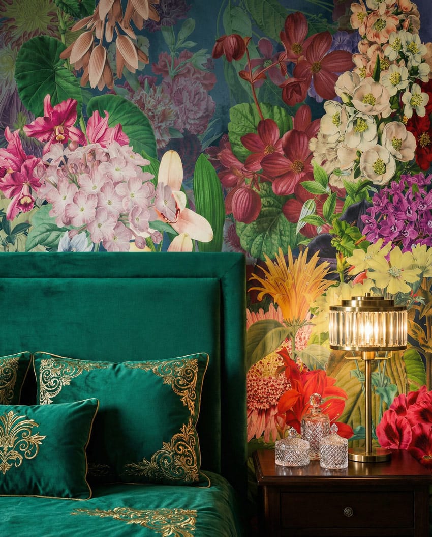 Mixture Flower Wallpaper Mural