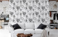 Repeat Vases Wallpaper Mural