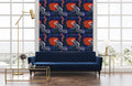 Bold Abstract Shapes Pattern Mural Wallpaper
