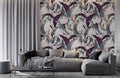 Elegant Floral Symphony Mural Wallpaper