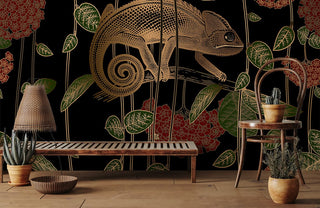 Enchanted Jungle Scene Mural Wallpaper