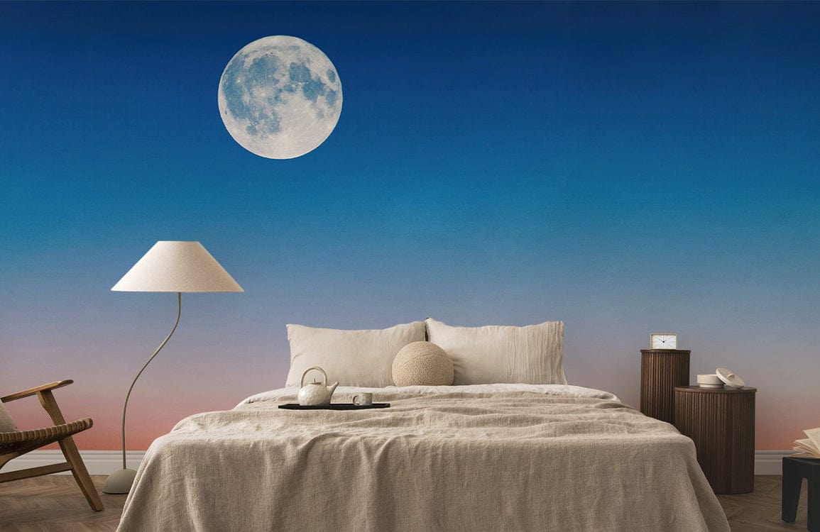 Lunar Twilight Serenity Mural Wallpaper