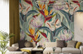 Tropical Paradise Botanical Wallpaper