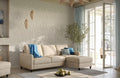 Ivory Leaf Whispers Mural Wallpaper