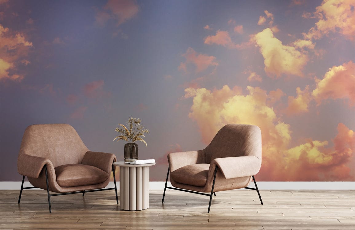 Rosy Dusk Dream Mural Wallpaper