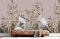 Vector Flowers & Birds III Wallpaper Mural
