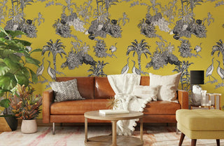 Tropical Paradise Retreat Mural Wallpaper