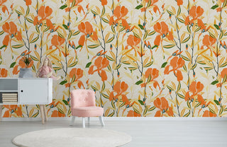 Vibrant Blooming Botanical Harmony Mural Wallpaper