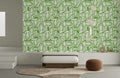 Green Abstract Geometric Pattern Mural Wallpaper