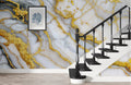 Majestic Gold Marble Mural Wallpaper