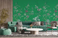 Green Verdant Elegance Mural Wallpaper