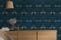 Midnight Songbird Harmony Mural Wallpaper
