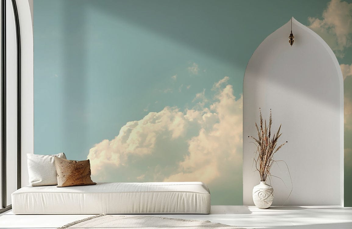 Warm Light Sky Mural Wallpaper
