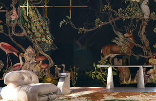 Jungle Animals Family Wallpaper Mural III
