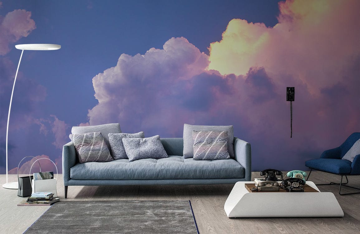 Pastel Dream Sky Mural Wallpaper