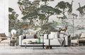 Vintage Safari Landscape Wallpaper