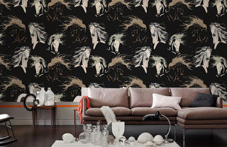 Majestic Stallion Dance Mural Wallpaper