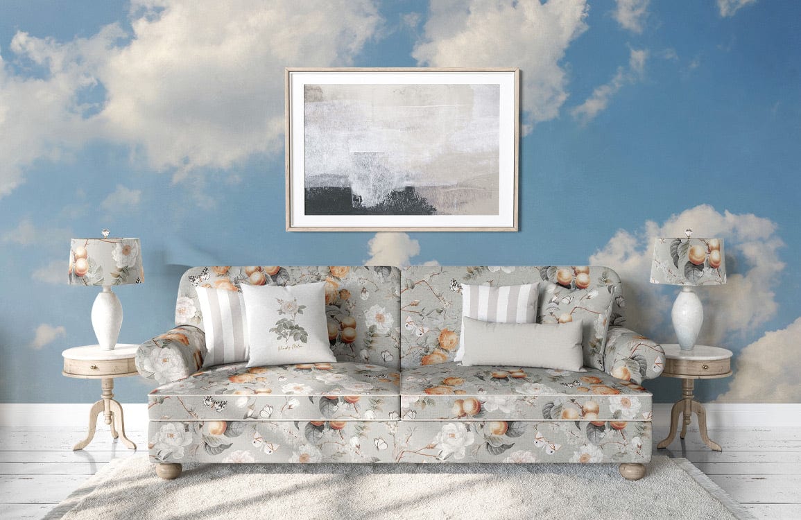 Sunny Sky Drift Mural Wallpaper