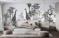 Exotic Safari Jungle Adventure Mural Wallpaper