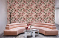 Romantic Blooms in Blush Elegance Mural Wallpaper