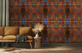 Cultural Kaleidoscope Pattern Mural Wallpaper