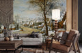 Winter Village Serenity Mural Wallpaper