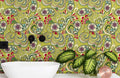 Vibrant Paisley Harmony Mural Wallpaper