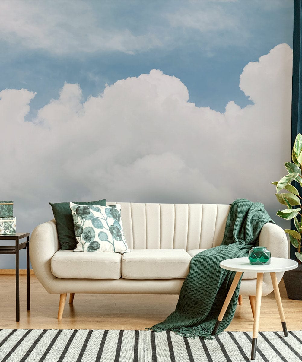 Majestic Cloud Peaks Mural Wallpaper