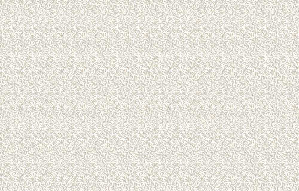 Elegant Cream Botanical Leaf Pattern Wallpaper for Sophisticated Interiors Decor
