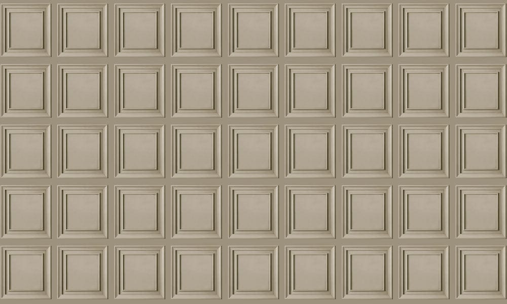 Classic Square Panel Wainscoting Wallpaper